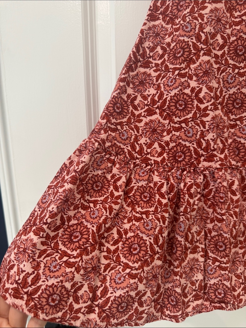 Altar'd State Red Floral Square-Neck Mini Dress - Picture 3 of 8